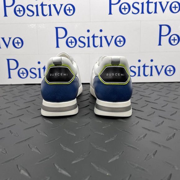 Buscemi Ventura Toddler White Trio Leather Sneakers EU 26 US 9.5 - Picture 6 of 6